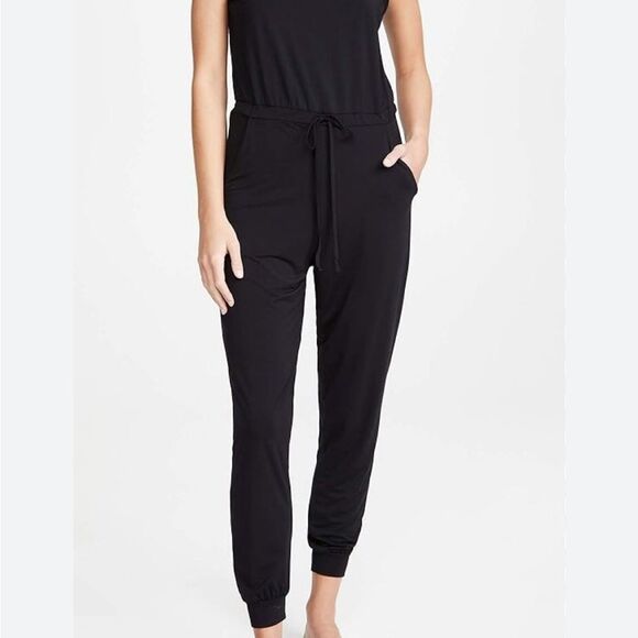 EXCELLENT Commando Butter Tank Jumpsuit. Black. $228.00 b3 - Picture 3 of 9